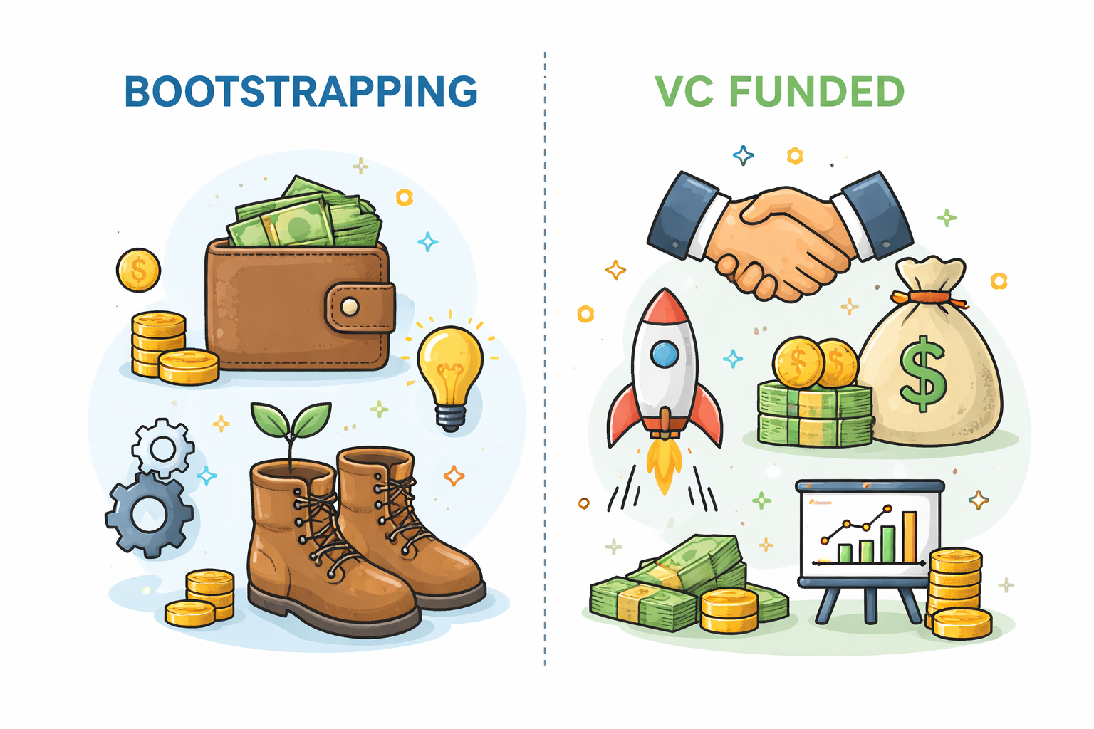 Business meeting about funding